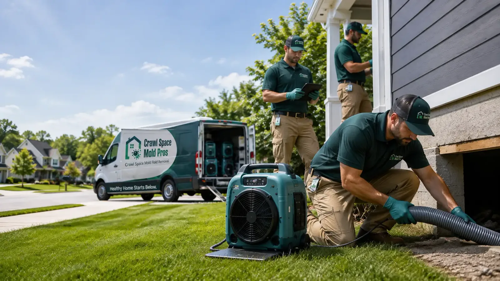Crawl Space Mold Removal in Nekoma, KS